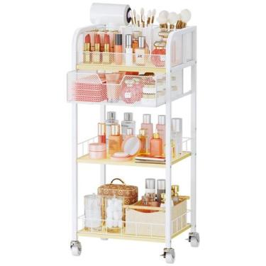 Imagem de Organizador de maquiagem, carrinho de armazenamento HaPirm de 4 camada