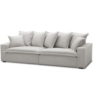 Imagem de Sofá 4 Lugares Para Sala de Estar Living 280cm Arbane F04 Linho Mescla - Lyam Decor