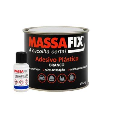 Imagem de COLA PLASTICA BRANCA 800 gr - MASSAFIX