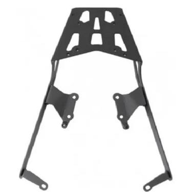 Imagem de Bagageiro Suporte Bau Bauleto Honda Cb 500 X Cb 500x 2023 Cor:Preto Fosco