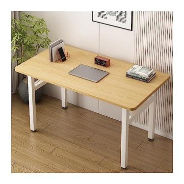 Imagem de Escrivaninha de computador para escritório doméstico dobrável mesa de jantar simples mesa de jantar para quarto de casa simples e moderna mesa de escrita para estudantes alugar uma pequena mesa de