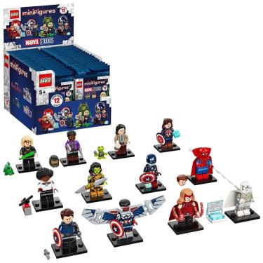 Imagem de Marvel Series 1 Complete Full Set of 12 Minifigures 71031 Bagged, LEGO