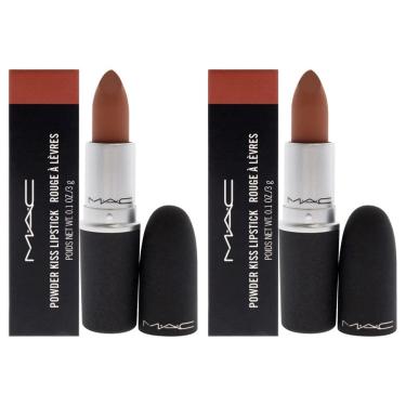 Imagem de Batom MAC Powder Kiss 312 Impulsive Matte, pacote com 2