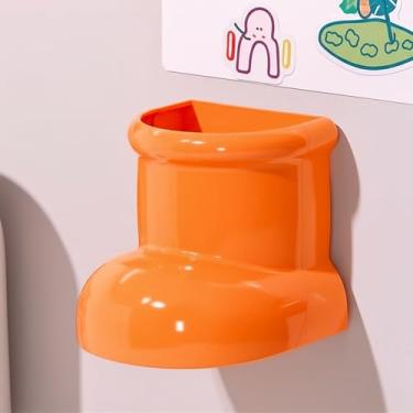 Imagem de Porta-temperos magnético em forma de bota para geladeira – organizador de parede sem broca, adere a portas de geladeira e metal, economiza espaço e é elegante