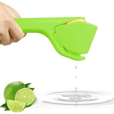 Imagem de Espremedor manual de limão – espremedor de limão plano, portátil, design dobrável para armazenamento fácil, espremedor de frutas que economiza espaço para limão, laranja, limão, itens essenciais de