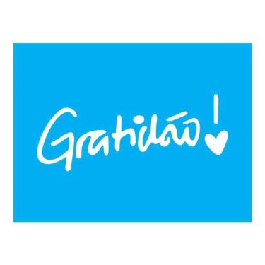 Imagem de Stencil Tamako Gratidão - 15X20Cm - Ref A2265