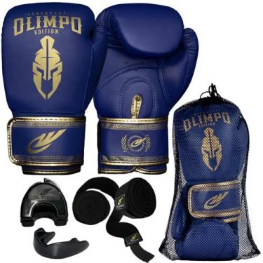 Imagem de Luva De Boxe Muay Thai Bandagem Bucal Case Kickboxing - Olimpo Esporte