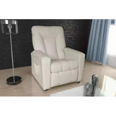 Imagem de Poltrona de Descanso do Papai Reclinável em Tecido Sintético Bege Xtz 