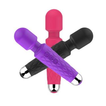 Imagem de Massageador Varinha Magica Youvibe 20 Modos de Vibração Portátil 20cm 