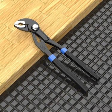 Imagem de Takelablaze Alicates de junta de ranhura de 18 cm, alicate de bomba de água de ajuste rápido com alça ergonômica para reparos automotivos, porcas, parafusos, encanamento, reparo doméstico e industrial