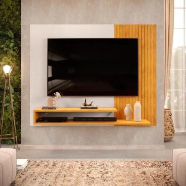 Imagem de Painel para TV até 50 Polegadas Ripado com Nichos Dj Móveis Nando Cedr