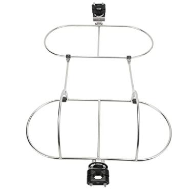 Imagem de Rack de Guarda -Lamas de Barco, 304 Suporte Duplo Dobrável Em Aço Inoxidável para Guarda de Lamas de Iate Marinho de 7 Polegadas, Fabricação Profissional, Tamanho Compacto, Fácil