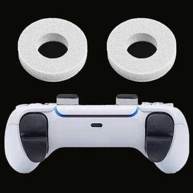 Imagem de 2pcs Invisible Elastic Game Joystick Anti-Wear Silicone Protective Guard for PlayStation Steam Deck Game Controller (White)