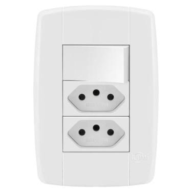 Imagem de Conjunto 1 Paralelo + 2 Tomadas 20A - Ilumi Lev - 87014