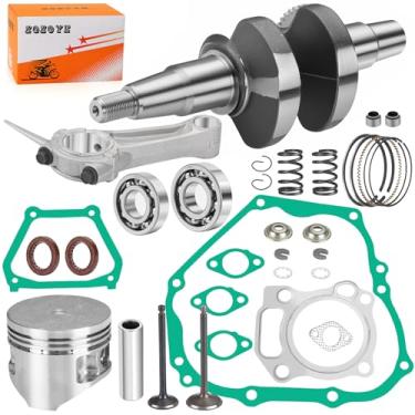Imagem de Kit de reconstrução de motor Yamaha G21 G22 G27 G28 YTF1 YTF2 YDRA 2001-2025 357cc e biela de virabrequim STD pistão com vedação de juntas + kit de reconstrução de válvula JN6-11400-00-00