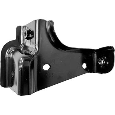 Imagem de DAT AUTO PARTS Capa de para-choque superior do lado do motorista dianteiro esquerdo suporte de suporte de suporte de reforço de substituição para Nissan Altima preto texturizado de aço 2013 2014 2015