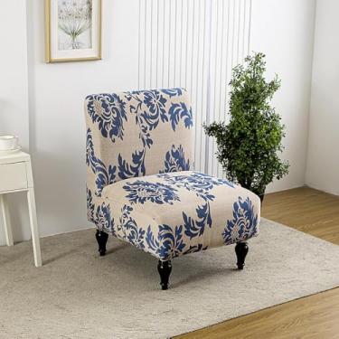 Imagem de Capa de cadeira com detalhes florais, capas protetoras de móveis removíveis sem braços, elástico antiderrapante, para sala de estar, sala de jantar, hotel, tipo 12||tamanho regular