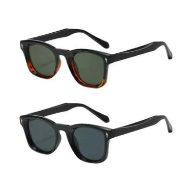 Imagem de Óculos De Sol Masculinos Quadrados UV400, Design Simples E Versátil, M