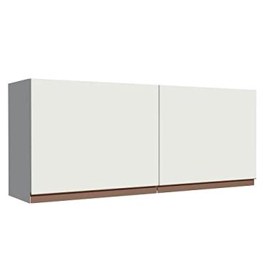 Imagem de Armário Aéreo Madesa Reims 120 x 50 cm 2 Portas - Branco