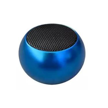Imagem de Caixa de Som Bolinha Bluetooth Super Potente Mini, sem fio, Tws Mini Speaker Amplificada (AZUL)