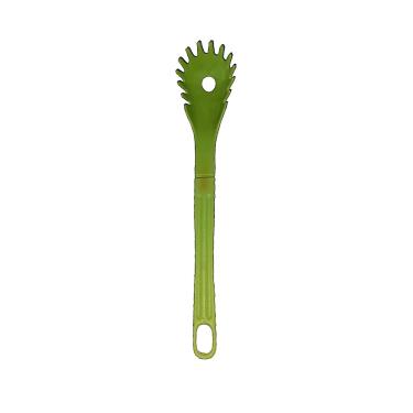 Imagem de Colher Pegador de Macarrão Nylon Talher Utensílio Verde 28cm