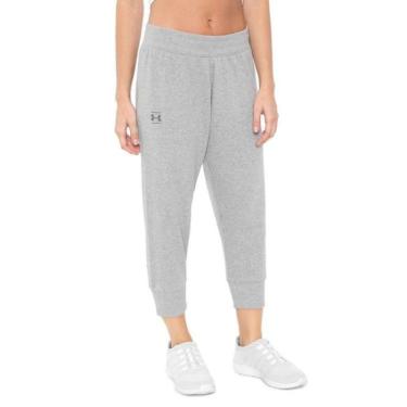 Imagem de Calça Moletom Under Armour Rival Fleece Crop Feminina - Mes