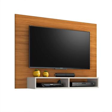 Imagem de Painel Para Tv Eros Freijó Com Off White - Notável