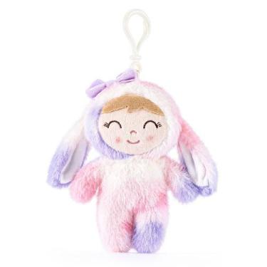 Imagem de Mini Boneca Gloveleya By Metoo Doll Spring Pelúcia Coelha Tie Dye 14cm