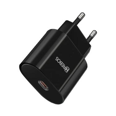 Imagem de Carregador Hrebos Crg-211 Turbo Volt Max 20w Usb-c Pd Preto