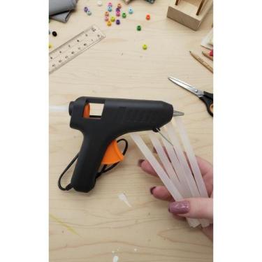 Imagem de Pistola Cola Quente 20W + 12 Bastões Finos 7mm - Congratulations Store