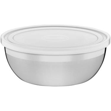 Imagem de Pote Redondo com Tampa - 2,19L Tramontina Freezinox, 2,19 l., Inox e B
