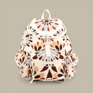 Imagem de Mochila Pipoca Farm Florejo Off White Original Alto Inverno