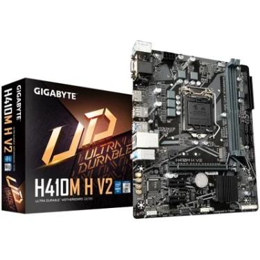 Imagem de Placa-Mãe Gigabyte, Intel LGA 1200, DDR4, HDMI, D-SUB, RAID, M.2, USB 3.2 - H410M H