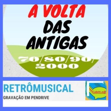 Imagem de Pen drive 8gb com Músicas = Playlis - A Volta das Antigas (Anos 70's á