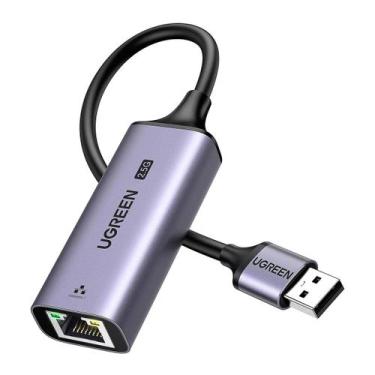 Imagem de Adaptador usb-c para rj45 2.5gb cinza cm648 ugreen - 25052