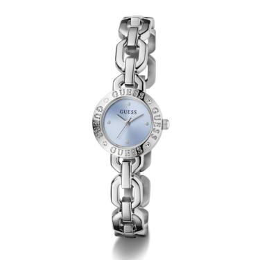 Imagem de Relógio Guess Gw1019l1 Feminino 23mm Siren Azul Pequeno Mini Prateado Azul Ice Blue-Feminino