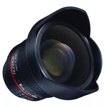 Imagem de Lente Rokinon f3.5 8mm Fisheye para Canon