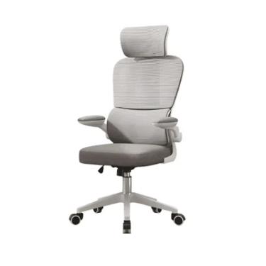 Imagem de Cadeira Escritório Ergonômica Genebra G500 Luvinco Cor Cinza Com Suporte Lombar Ajustável Sh