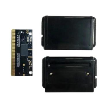 Imagem de Cartão PCB Dourado Regravável Sega Megadrive Genesis Com Tecnologia KY