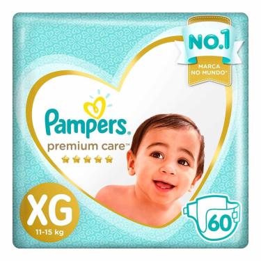 Imagem de Fralda Descartável Pampers Premium Care xg 60 Unidades