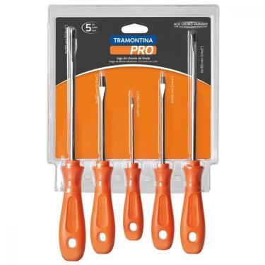 Imagem de Jogo de Chaves de Fenda 5 Peças Tramontina Pro