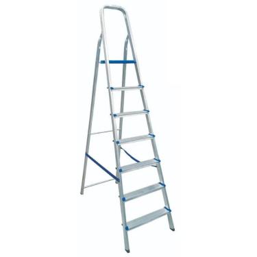 Imagem de Escada Doméstica 07 Degraus Alumínio - Real