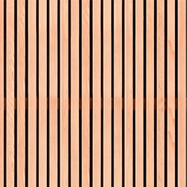 Imagem de Papel De Parede Adesivo Ripas de Madeira Clara Rolo 2,50m Autocolante Lavável