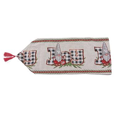 Imagem de Caminho de Mesa Holiday, 0,32 M de Largura Natal Corredor de Mesa Estilo Atraente Amplamente Compatível 1,8 M de Comprimento Reutilizável Lavável para Casa (Tipo 2)