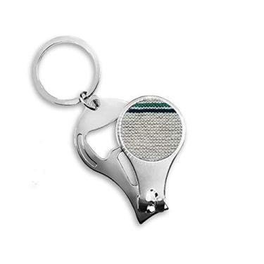 Imagem de Tecido linho malha cinza abstrato alicate chaveiro abridor de garrafa cortador