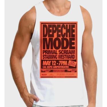 Imagem de Camiseta Regata Poster Banda Depeche Mode Primal Scream