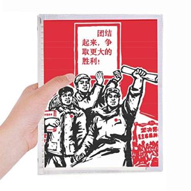 Imagem de Livro Papel, Presidente Vermelho Mao Masses, Caderno de Folhas Soltas, Diário Recarregável