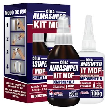 Imagem de Kit MDF cola Almasuper