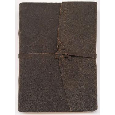 Imagem de Diários de Viagem em Couro Caderno Extra Grande 200 Folhas