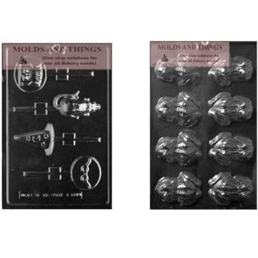 Imagem de Pirulito sortido Harry The Potter Wizard, molde de chocolate sapo